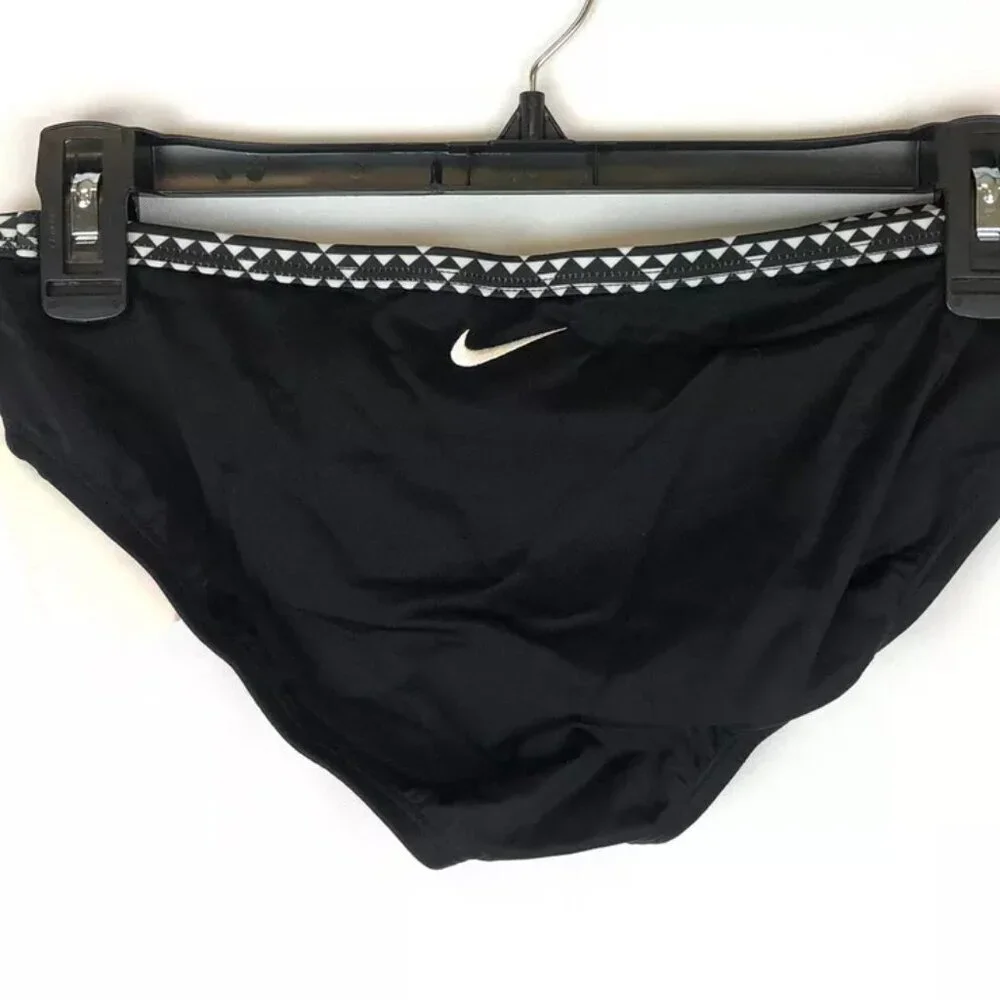Nike Girl’s Short Sleeve Cropped Top Bikini Swimsuit Set Size L